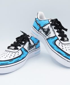 Cartoon Style Sketch Custom Air Force 1