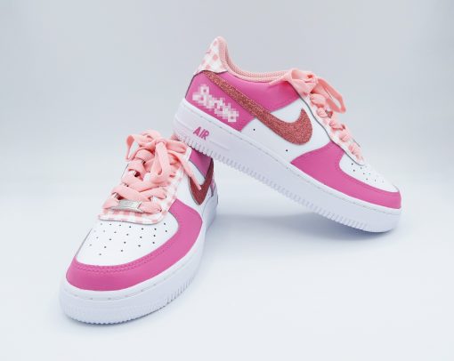 Pink Colour Custom Air Force 1