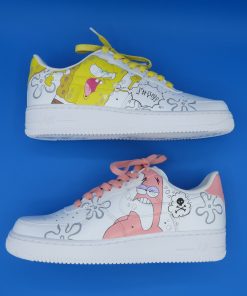 Spongebob Characters Custom Air Force 1