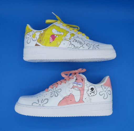 Spongebob Characters Custom Air Force 1