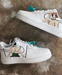 One Piece Swoosh Custom Air Force 1