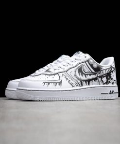 Black One Piece Custom Air Force 1