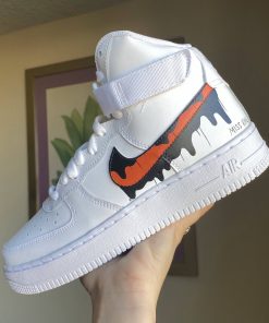 Orange Shadow Drip Custom Air Force 1