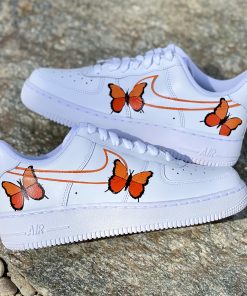 Orange Swallowtail Butterfly Custom Air Force 1