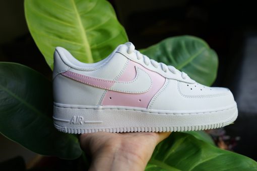 Pink Half Custom Air Force 1