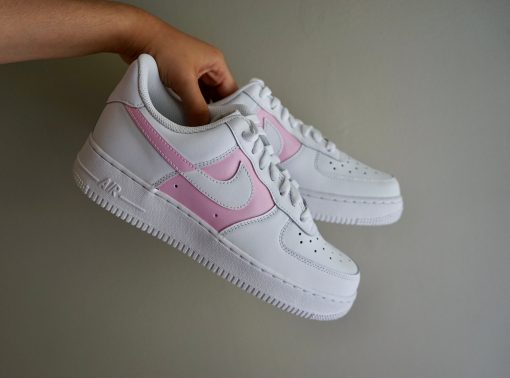 Pink Half Custom Air Force 1