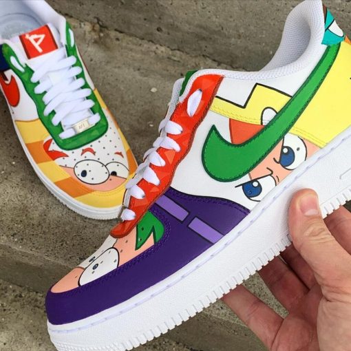 Phineas And Ferb Custom Air Force 1