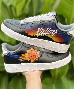 Phoenix Suns Themed Custom Air Force 1