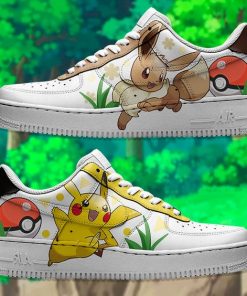 Pikachu X Eevee Custom Air Force 1