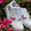 Pink Butterfly Custom Air Force 1