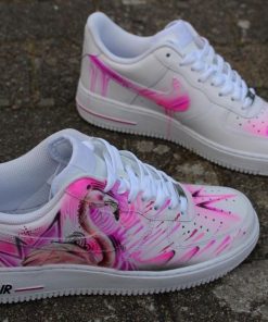 Pink Flamingo Painted Custom Air Force 1