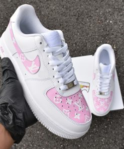 Pink LV Design Custom Air Force 1