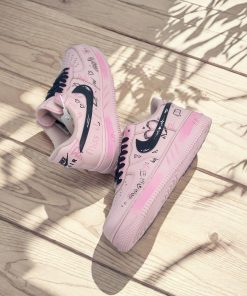 Pink Love Custom Air Force 1