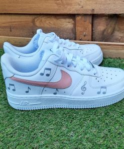 Pink Music Note Custom Air Force 1