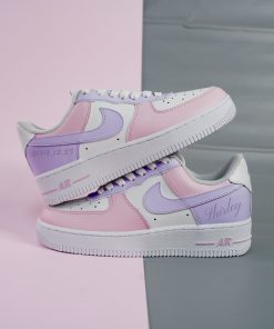 Pink Purple Custom Air Force 1