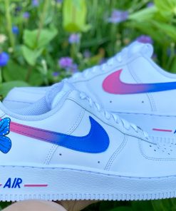 Pink Blue Ombre Custom Air Force 1