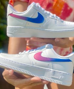 Pink Blue Ombre Custom Air Force 1