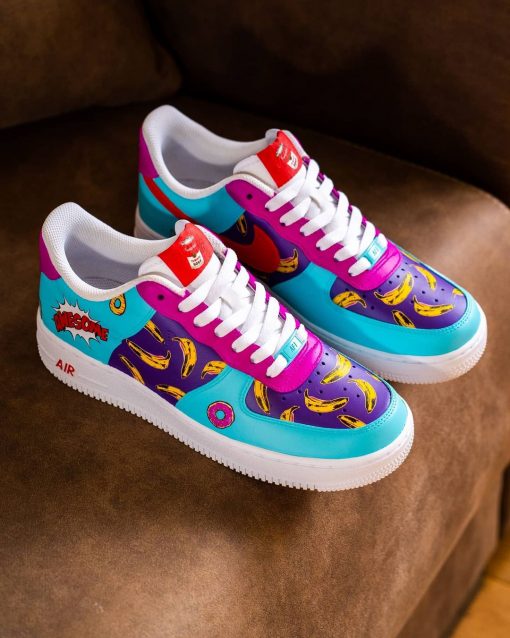 Pop Art Painted Custom Air Force 1