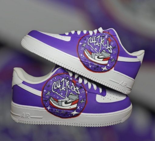 Purple Custom Air Force 1