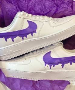 Purple Drip Custom Air Force 1