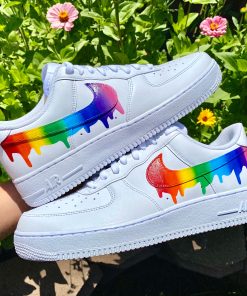 Rainbow Drip Custom Air Force 1