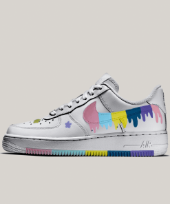 Rainbow Swoosh Sole Custom Air Force 1