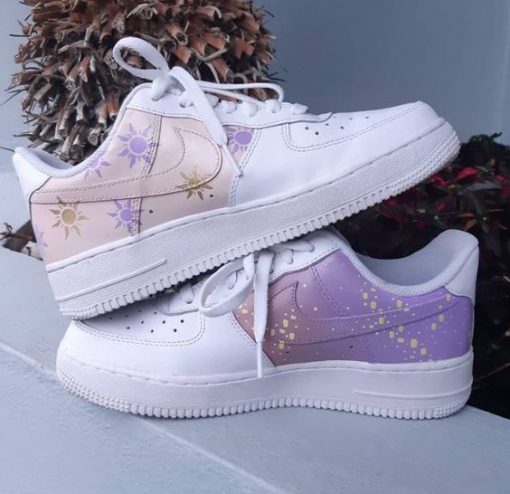 Rapunzel Disney Custom Air Force 1