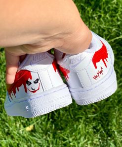 Red Drip Joker Custom Air Force 1