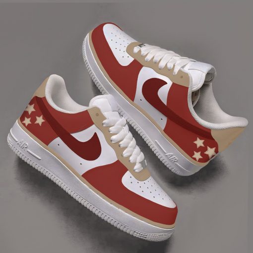 Red TS Inspired Custom Air Force 1