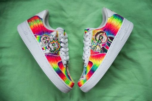 Rick Morty Tiedie Custom Air Force 1