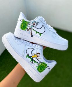 Rick Morty Funny Custom Air Force 1