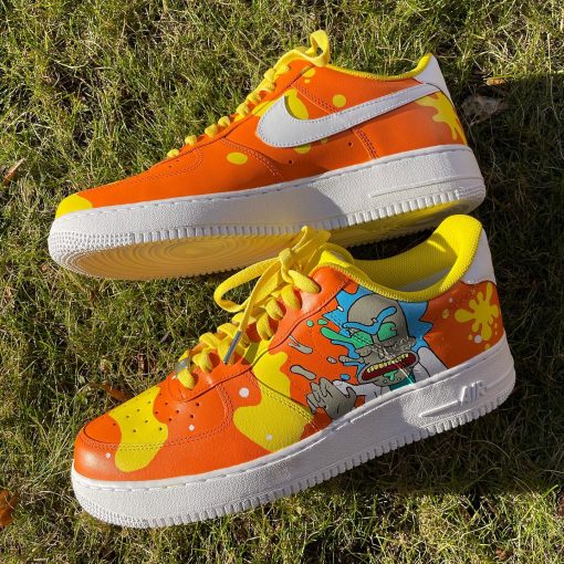 Rick Morty Cartoon Custom Air Force 1