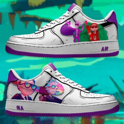 Rick N Morty Custom Air Force 1