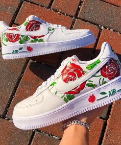 Rose Red Custom Air Force 1