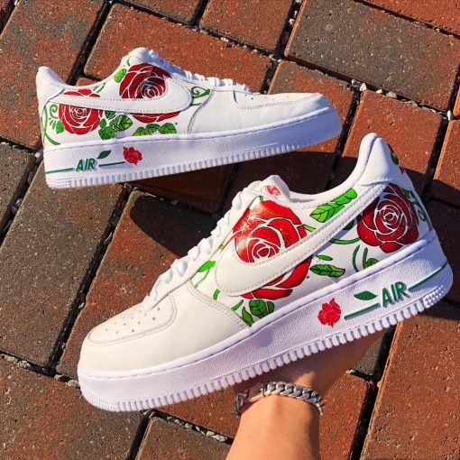 Rose Red Custom Air Force 1