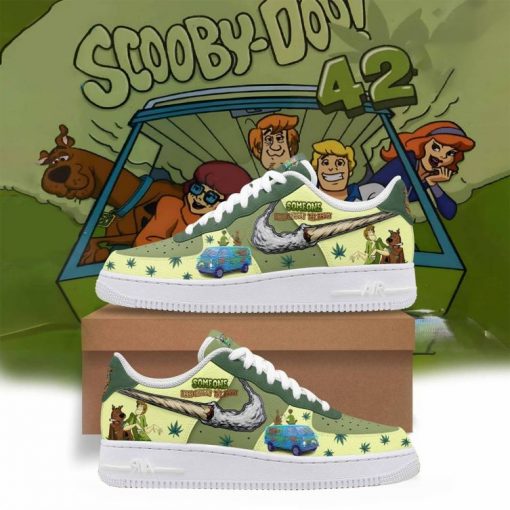 Scooby Doo Green Custom Air Force 1