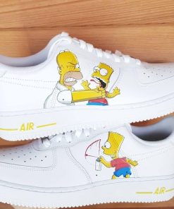 Simpsons Funny Custom Air Force 1