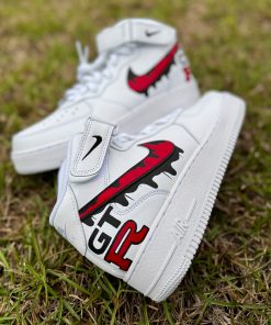 GTR Red Drip Custom Air Force 1