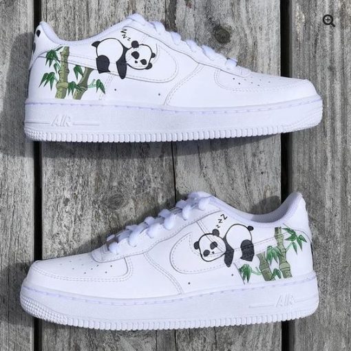 Sleeping Panda Custom Air Force 1