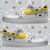 Snoopy Yellow Swoosh Custom Air Force 1