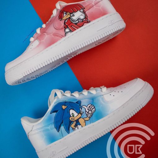 Sonic Cartoon Movie Custom Air Force 1