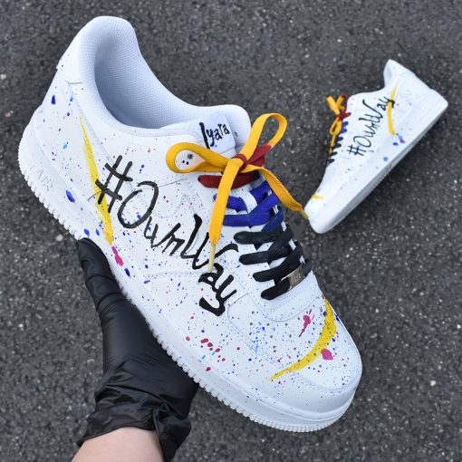 Splash Ink Custom Air Force 1