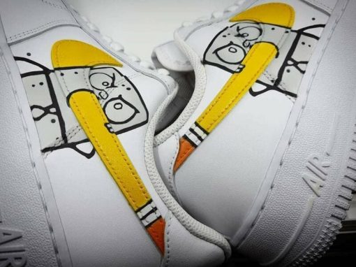 Spongebob Funny Custom Air Force 1