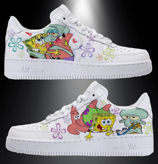 Spongebob Squarepants Art Custom Air Force 1