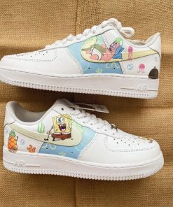 Spongebob X Patrick Custom Air Force 1