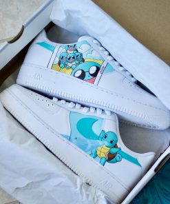 Squirtle Pocket Monster Custom Air Force 1