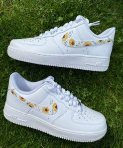 Sunflowers Swoosh Custom Air Force 1