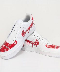 Supreme LV Drip Custom Air Force 1