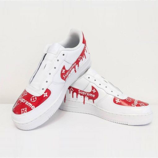 Supreme LV Drip Custom Air Force 1