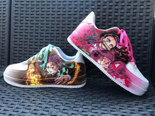 Tanjiro Nezuko 3 Custom Air Force 1